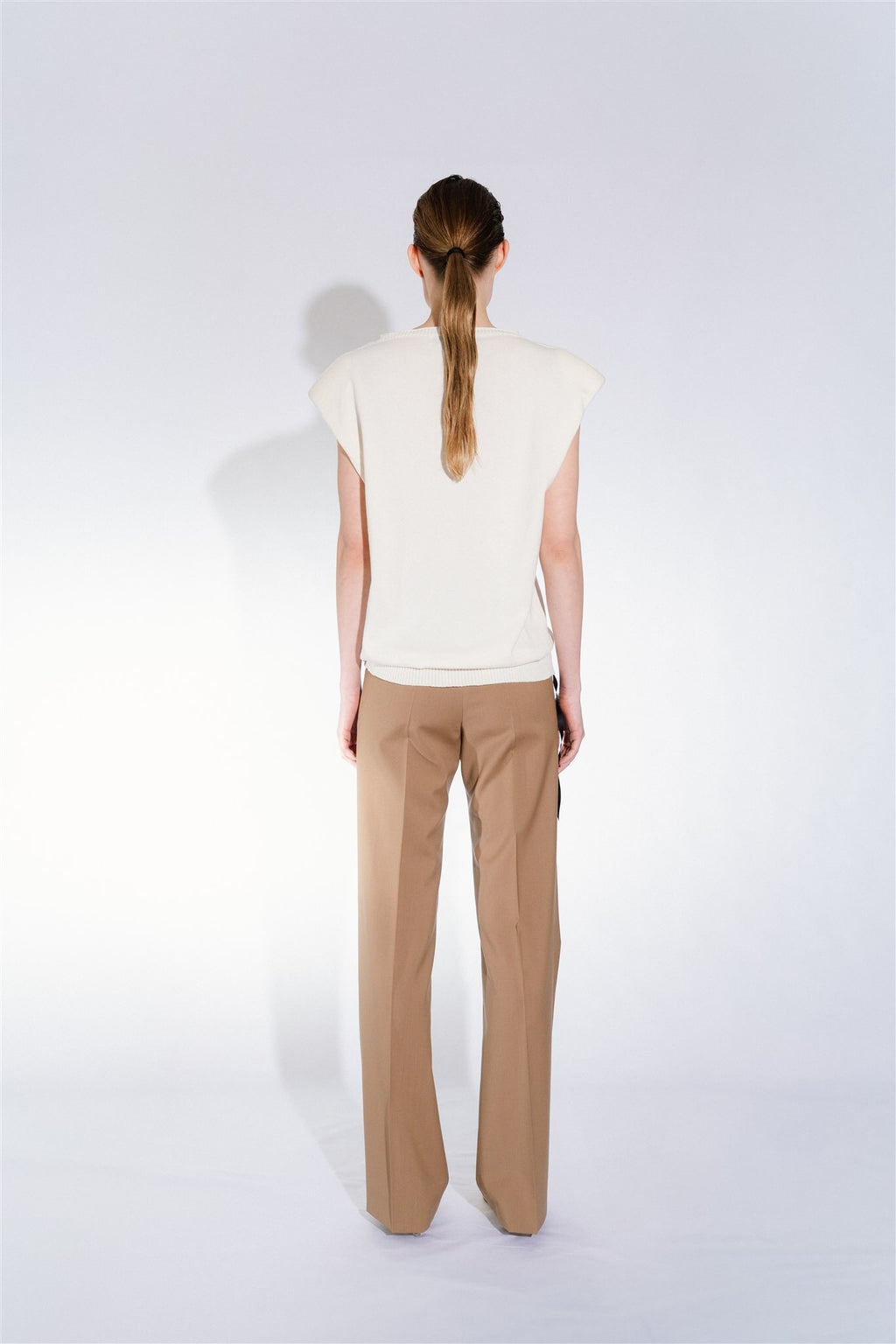 camel women's tailored trousers