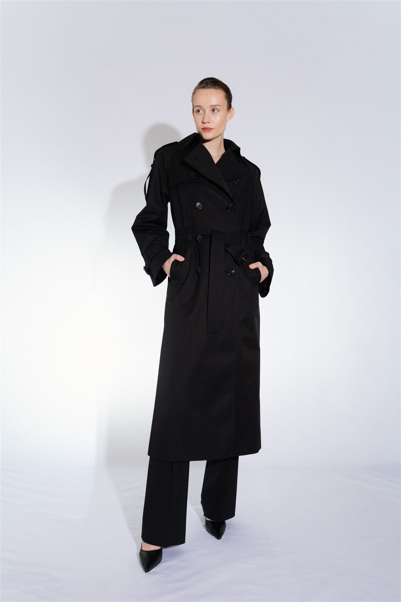 Elegantný Oversize Dámsky Trenchcoat