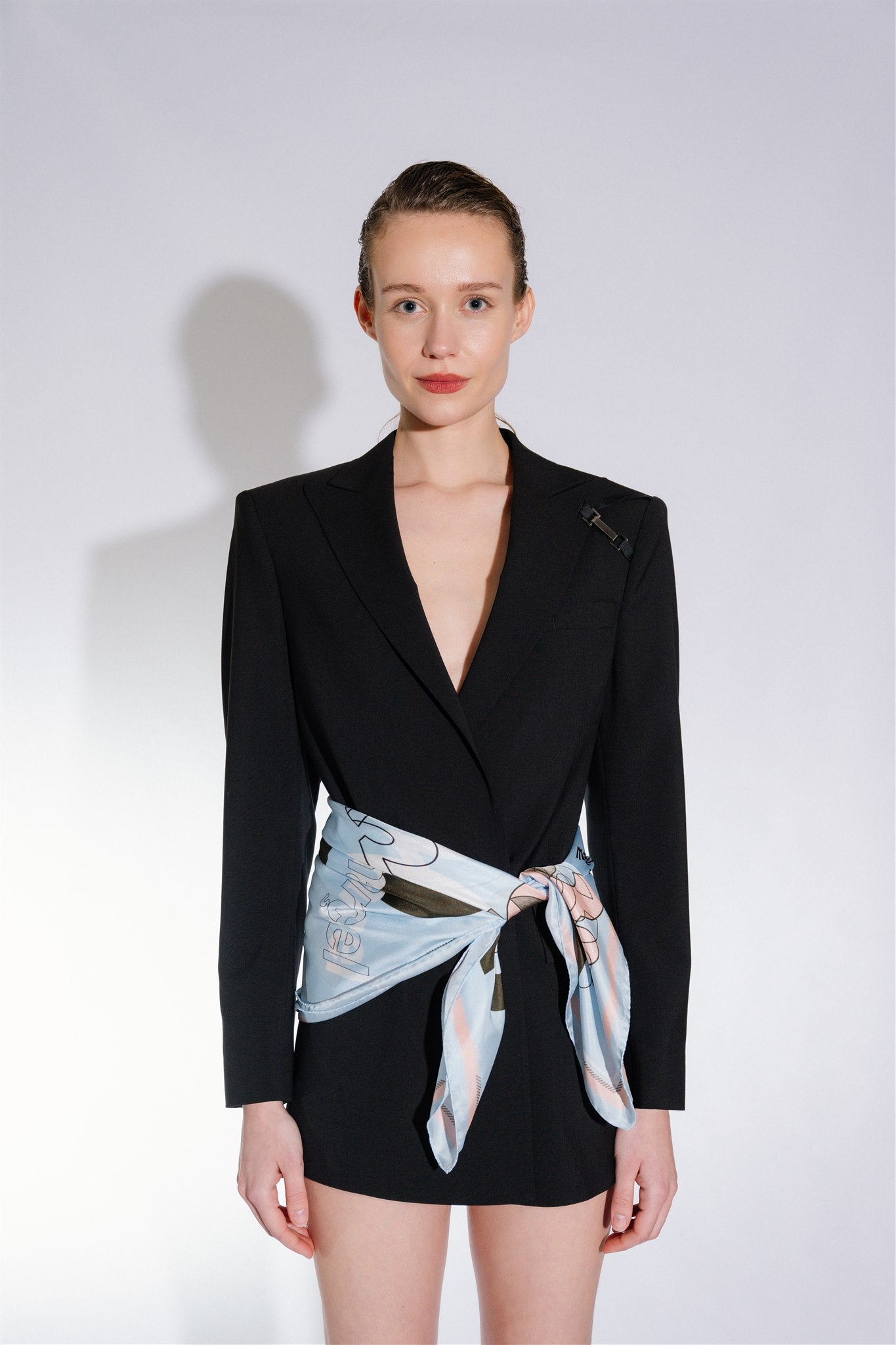 hodvábna šatka - model A