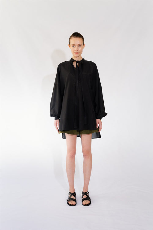 Čierna Oversized Blúzka