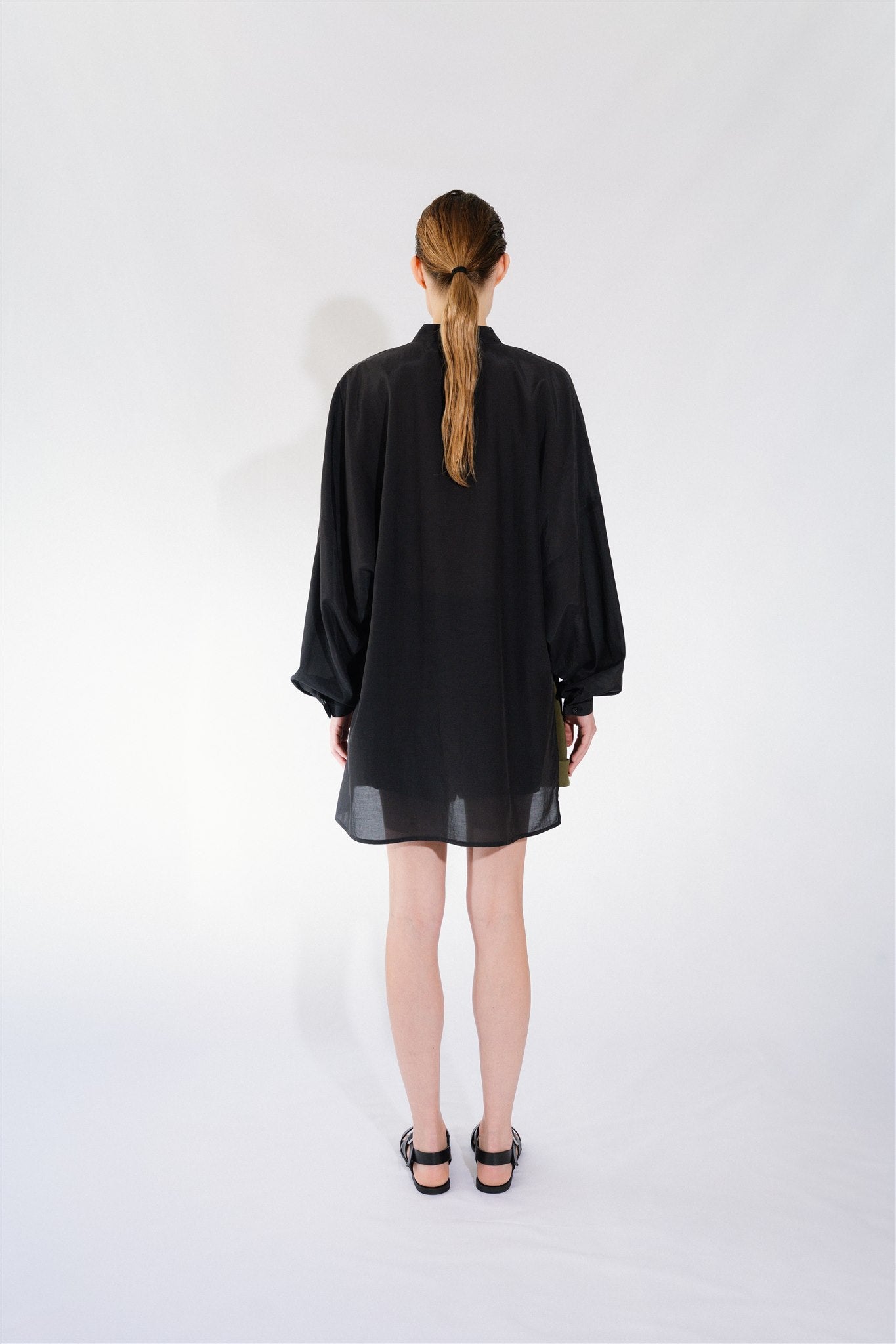 Čierna Oversized Blúzka