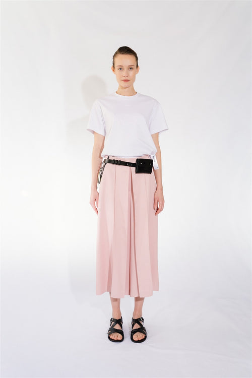 dámske biele oversize tričko od marçel – pohľad spredu