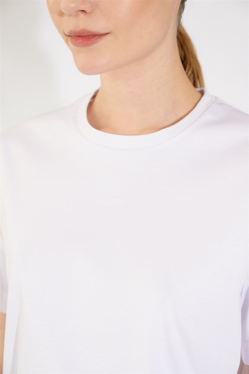 Dámske Biele Oversize Tričko